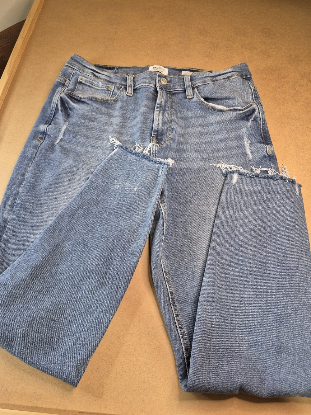 Kensie Women’s Skinny Jeans in Light Blue Denim